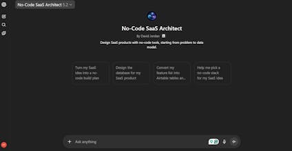 GPT: No-code SaaS Architect gallery image