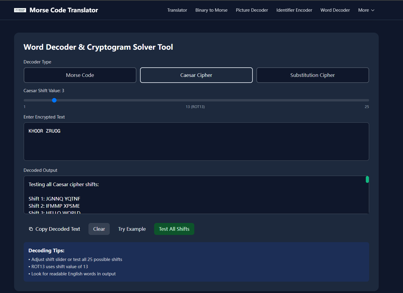 Morse Code Translator gallery image