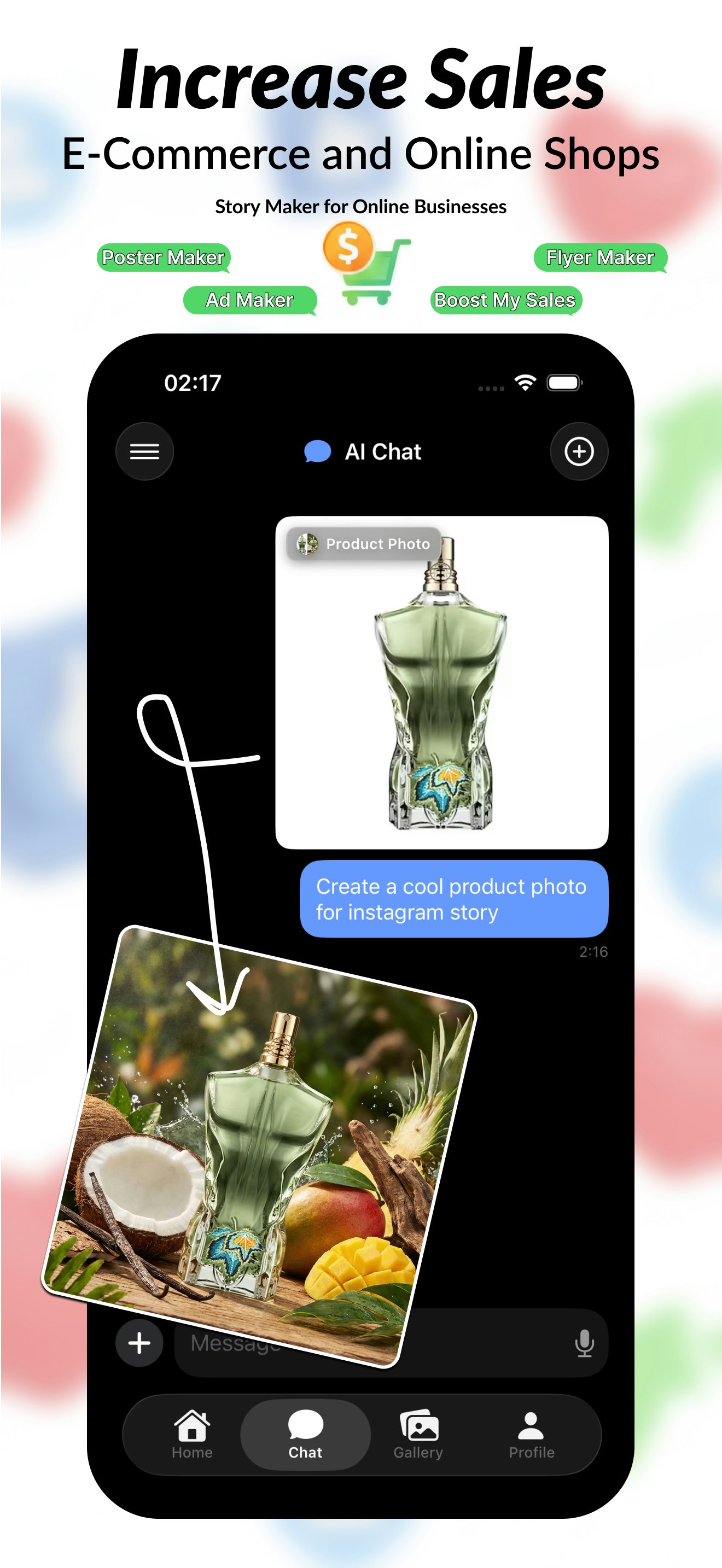 Content Generator App for Social Media gallery image