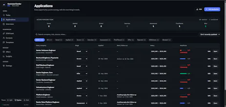 M01 — Job Search Command Center gallery image