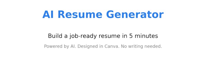 AI Resume Generator Job-Ready in 5 gallery image