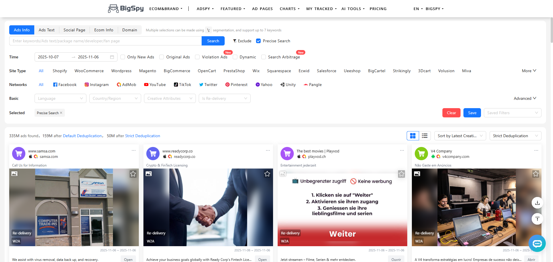 BigSpy - Adspy Tool for Facebook, Google and Pinterest gallery image