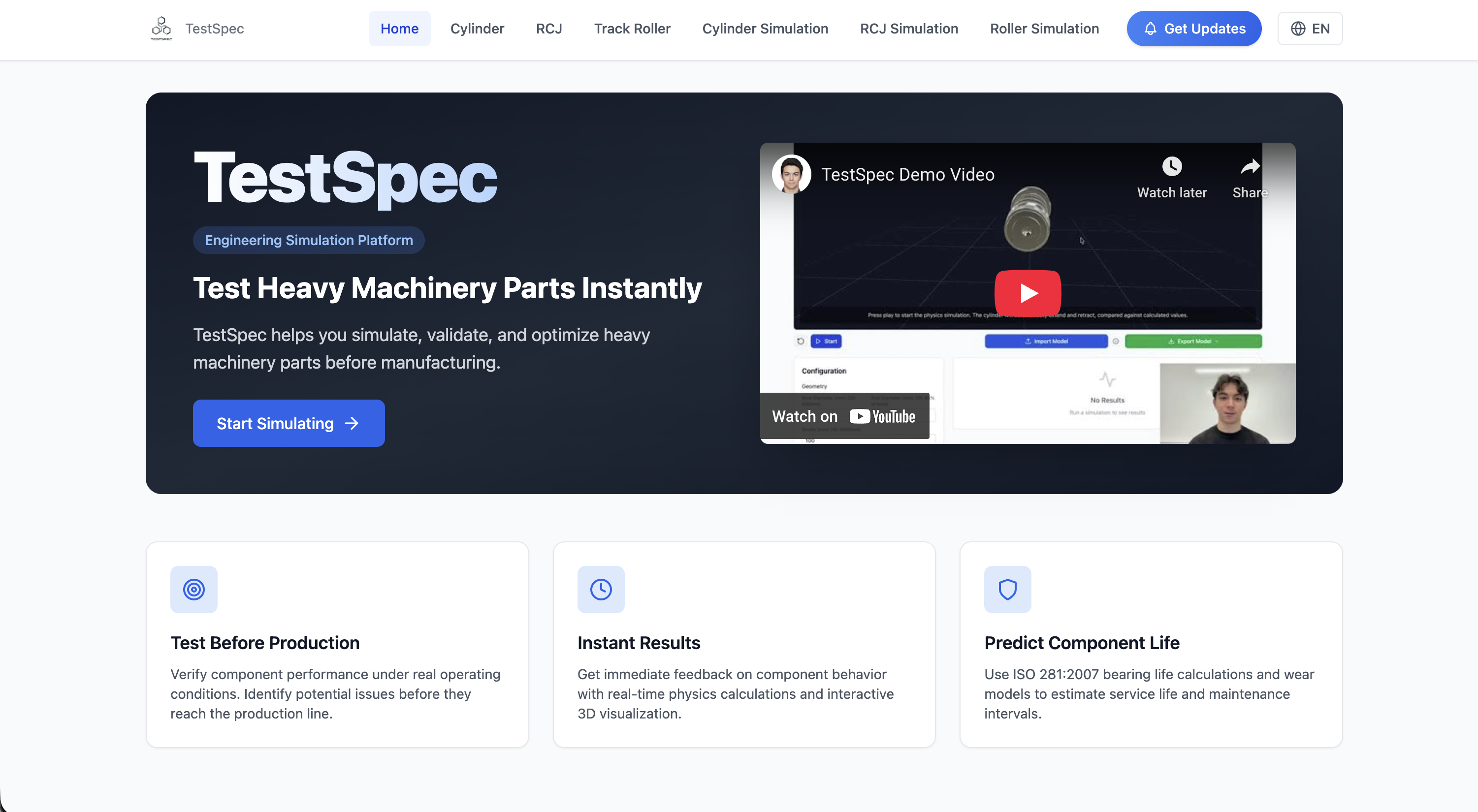 TestSpec gallery image