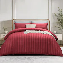 4PC Stripe Bedding Complete Set gallery image