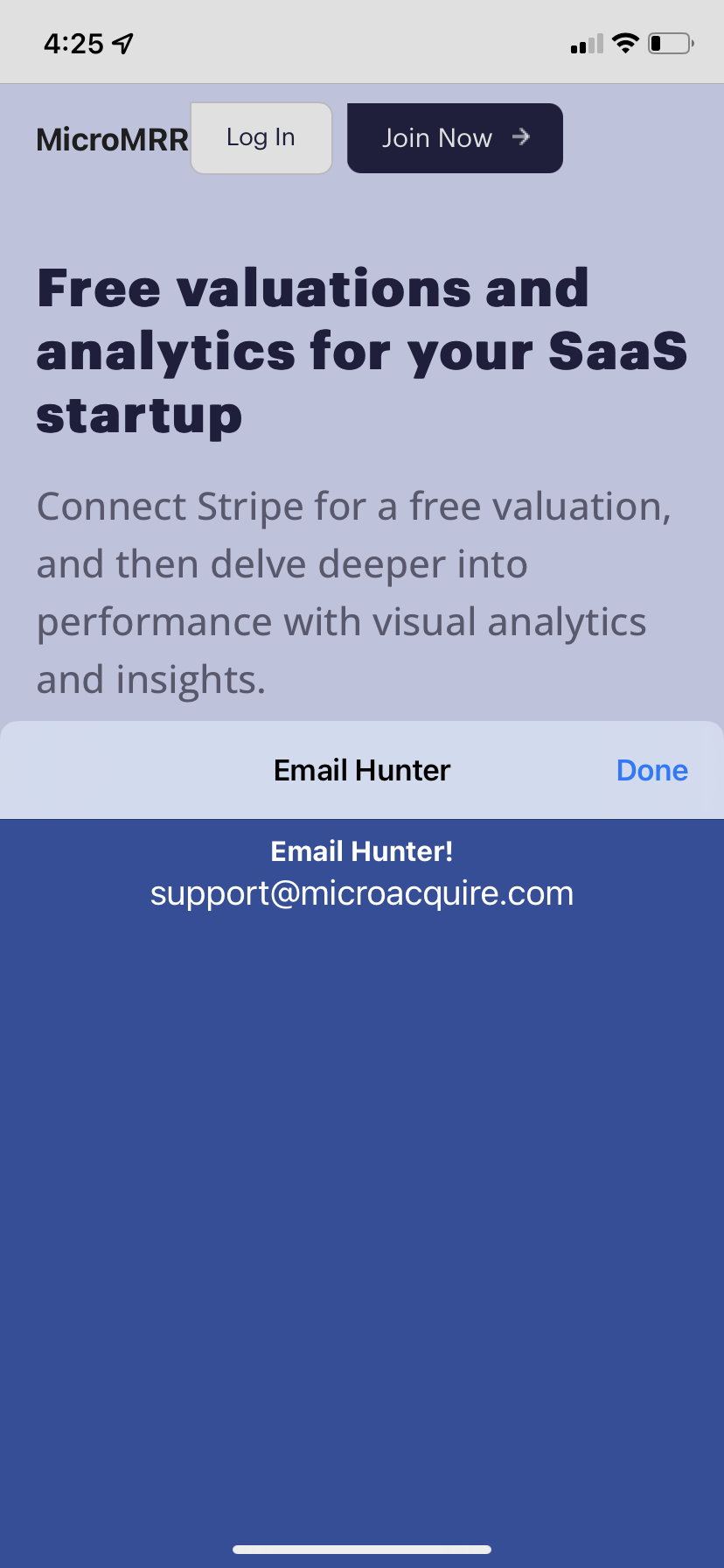 Email Hunter gallery image