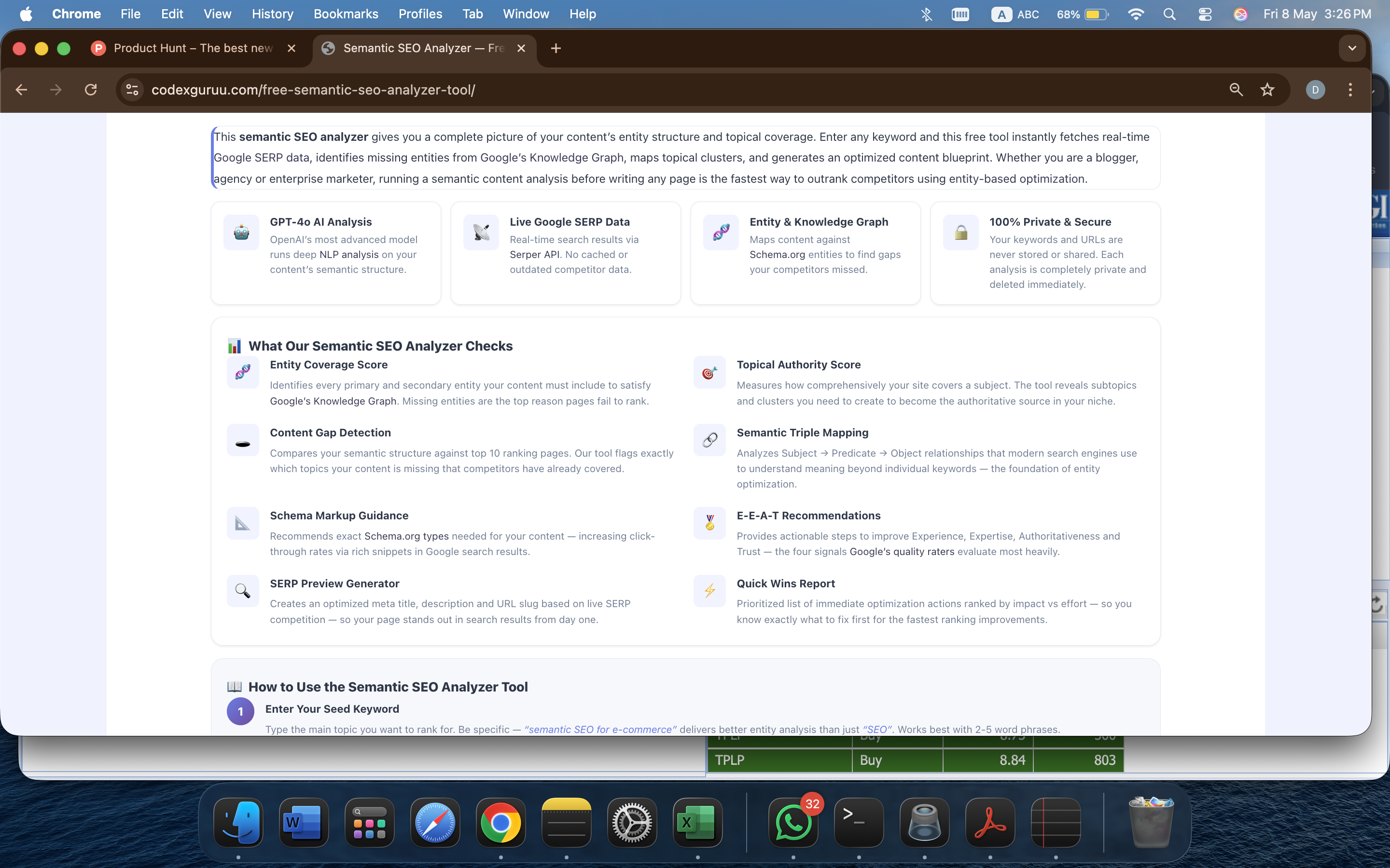 Semantic SEO Analyzer-Free  gallery image