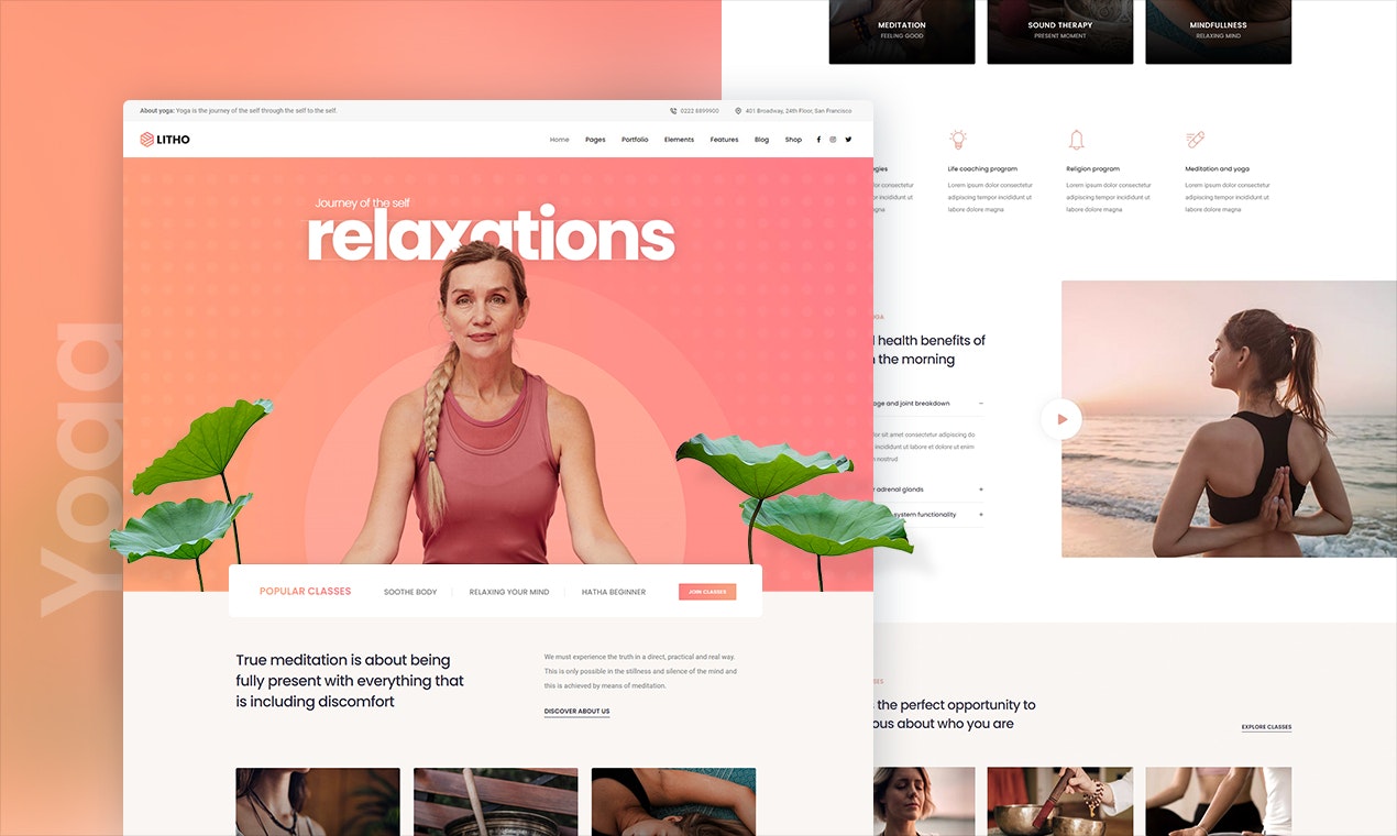 ธีม Litho - ธีม WordPress Elementor Multipurpose media 6