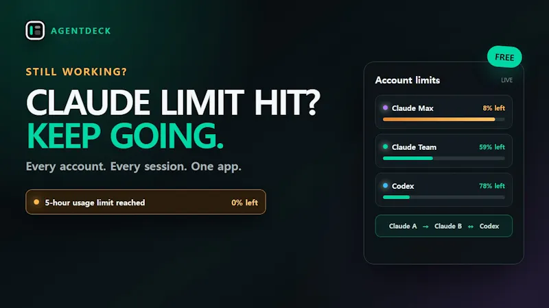 AgentDeck screenshot 1 (video preview)