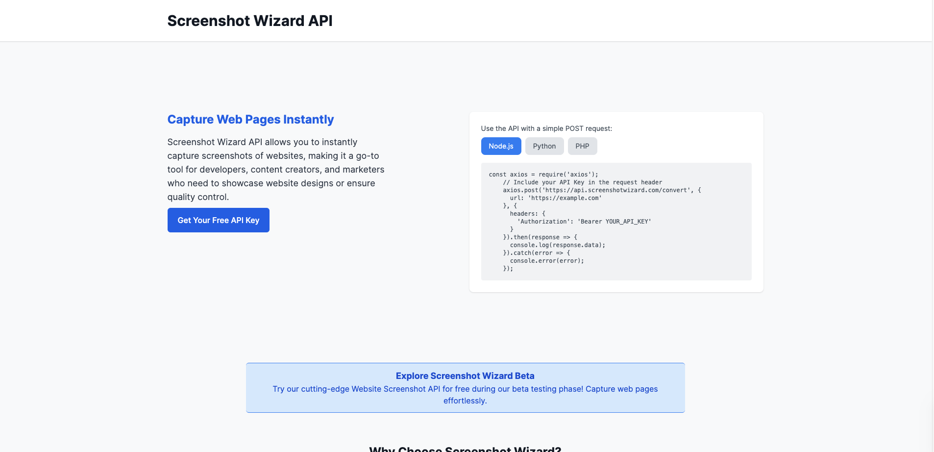 Screenshot Wizard gallery image