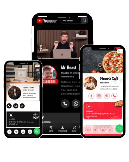Qaxum - Main screenshot showing features and interface