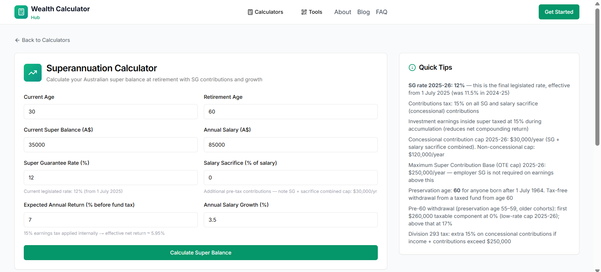 Wealth Calculator Hub gallery image