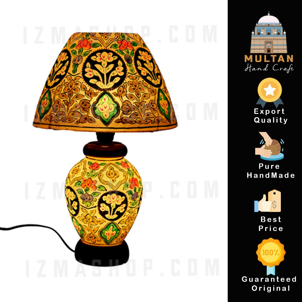  Camel Skin Handmade Multani Table Lamps