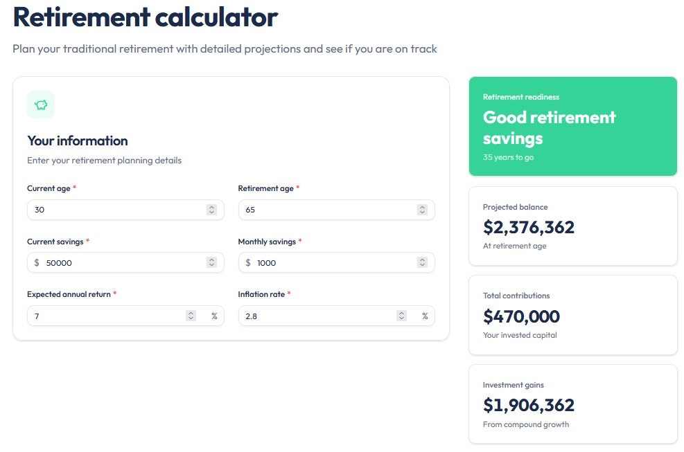 FIRE Calculator HUB gallery image