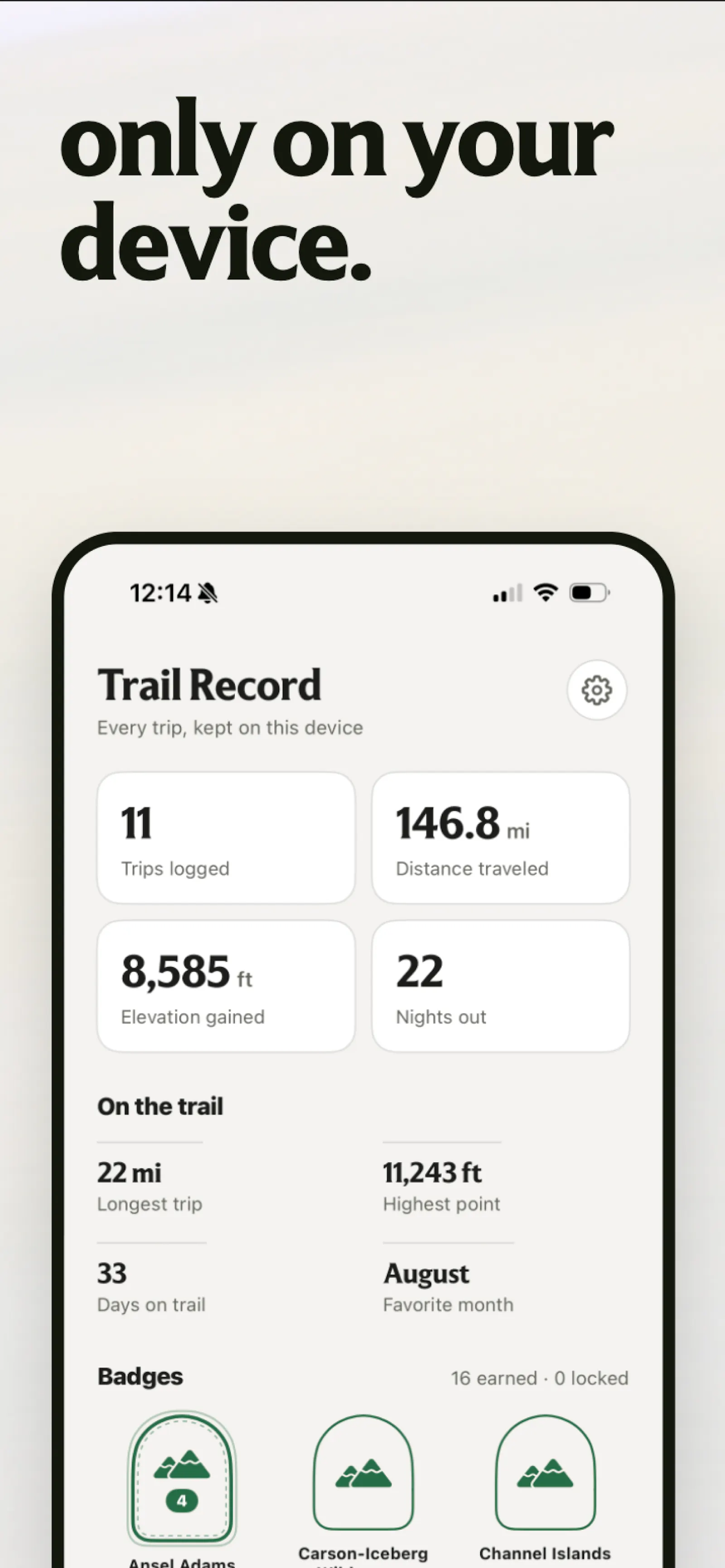 Monolog: Backcountry Trail Log screenshot 4