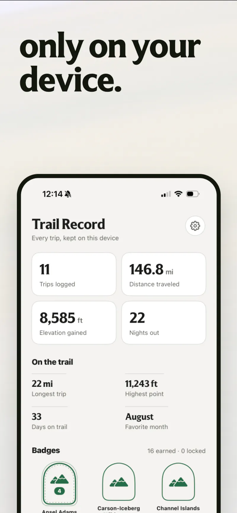 Monolog: Backcountry Trail Log screenshot 4