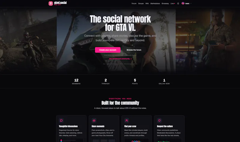 gtavi.social screenshot 1