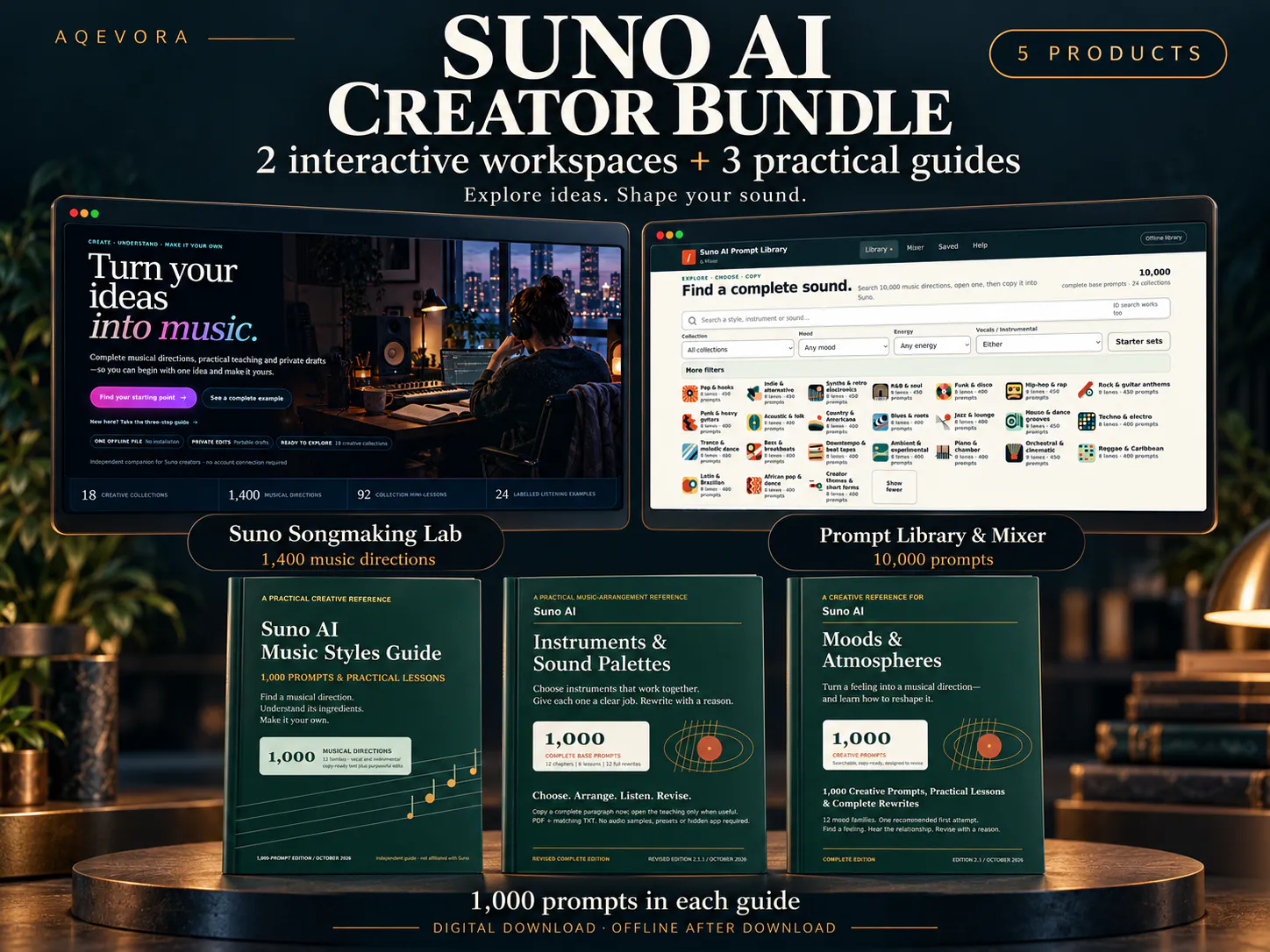 Suno AI Music Creator Bundle gallery image