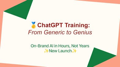 ChatGPT Training: From Generic to Genius gallery image