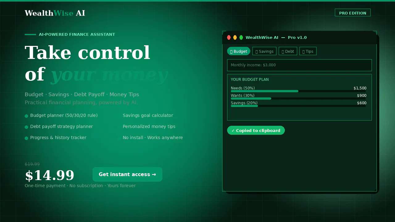 AI Personal Finance Assistant