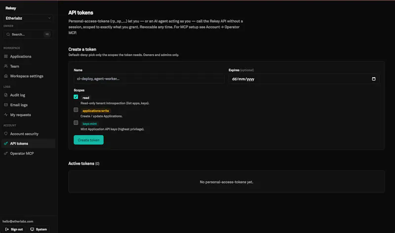 Rekey.dev screenshot 4