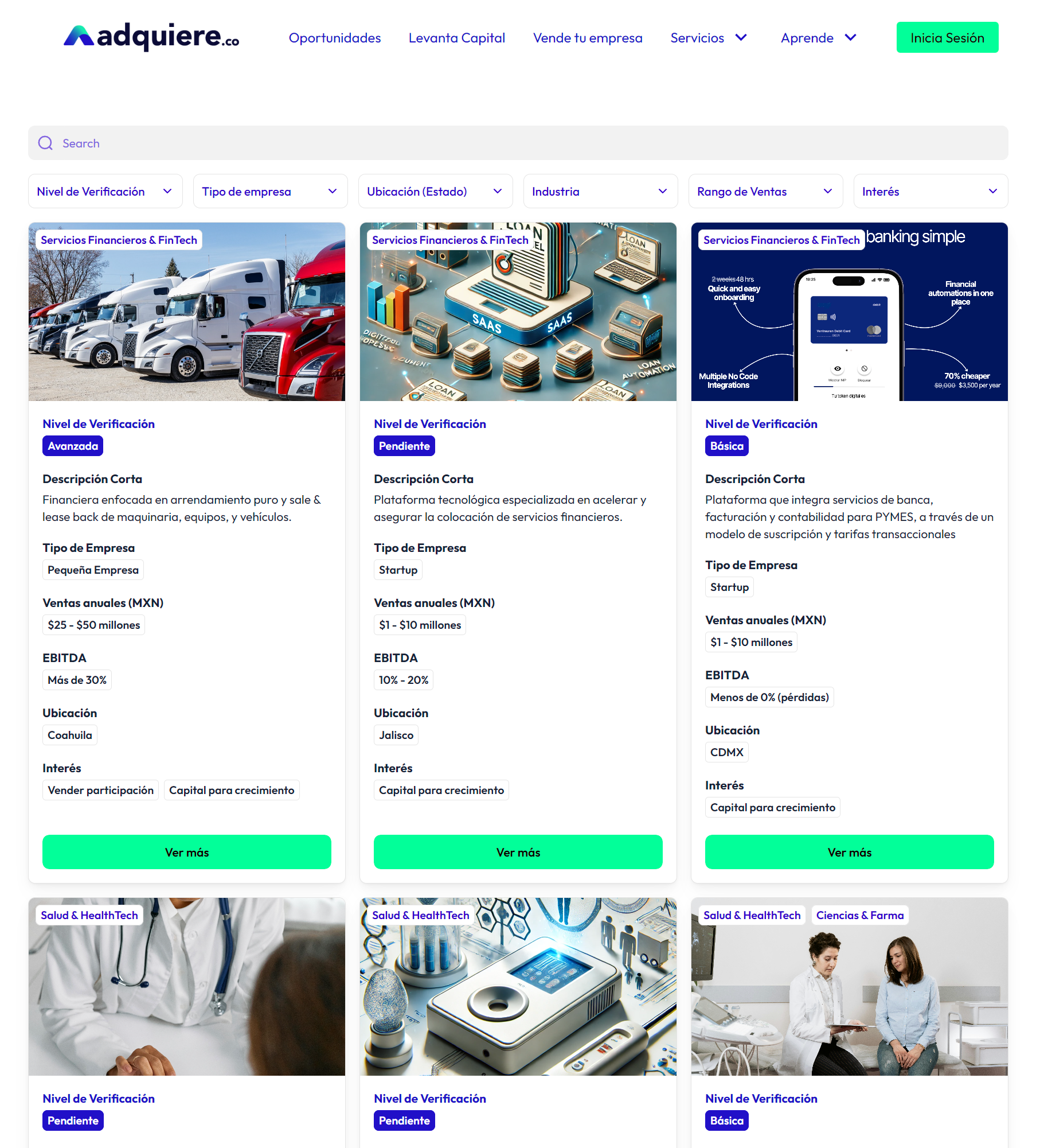 Marketplace M&A |Adquiere.co - Meksika'da şirket al ve sat medya 2