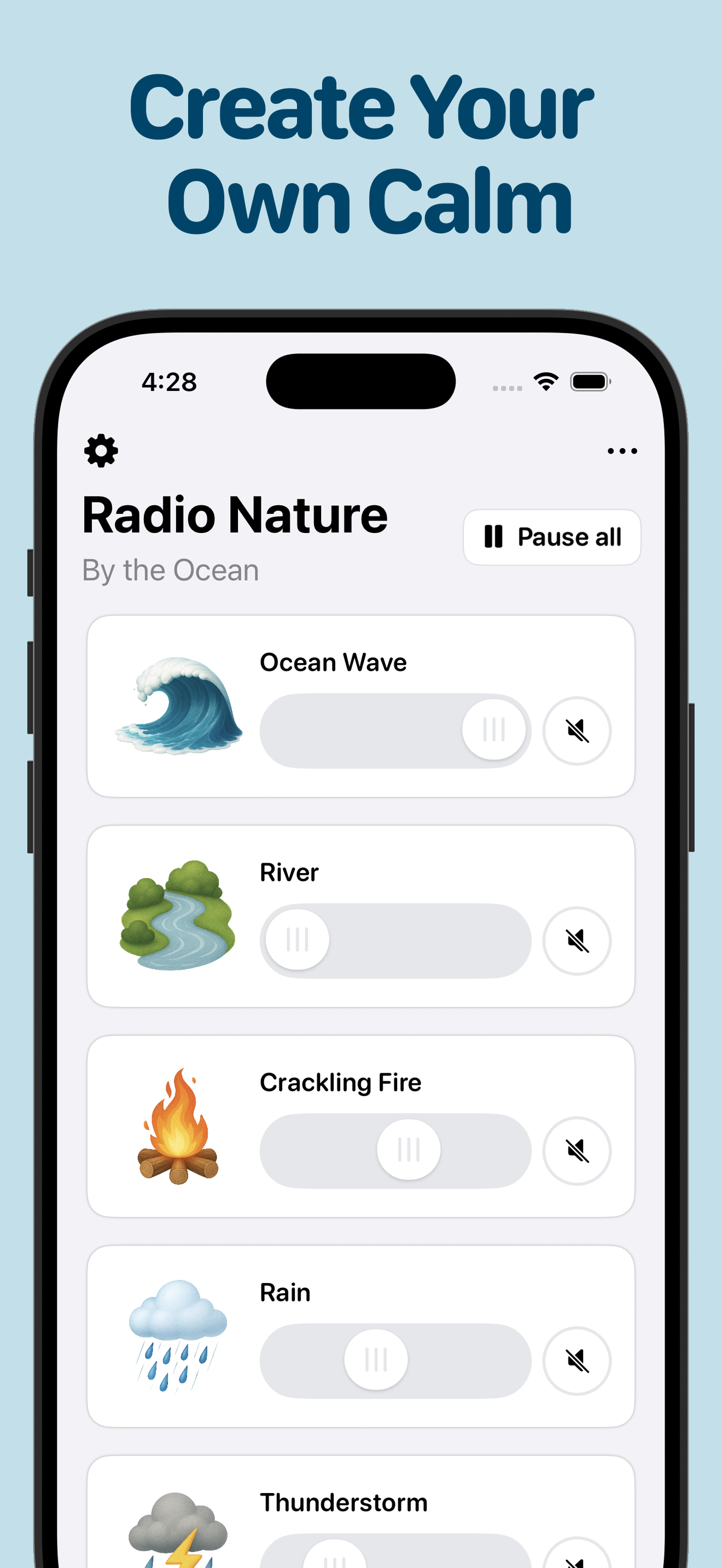 Natura radio - Mescola il suono rilassante della natura media 1