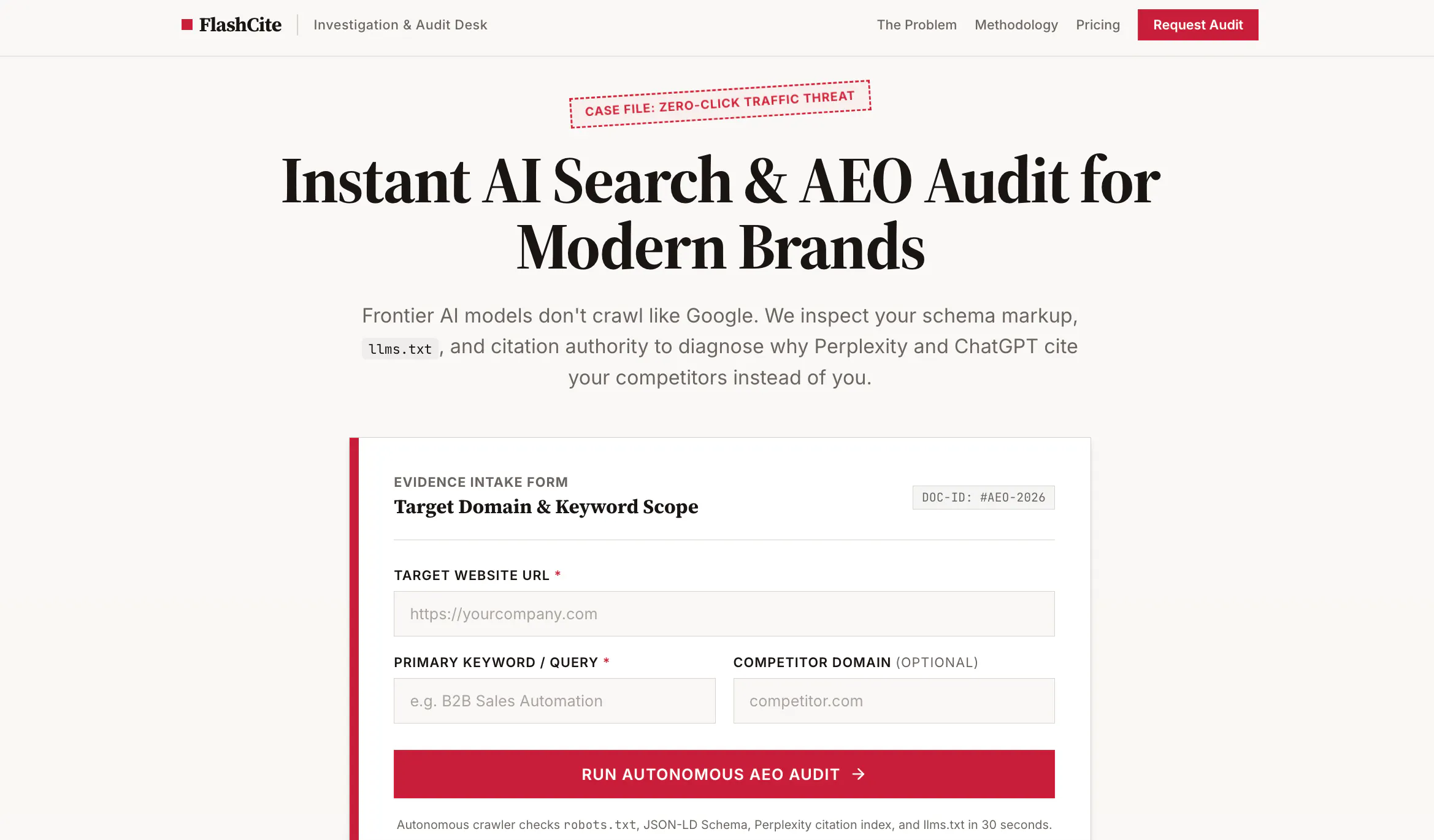 FlashCite— Instant AEO Audit gallery image