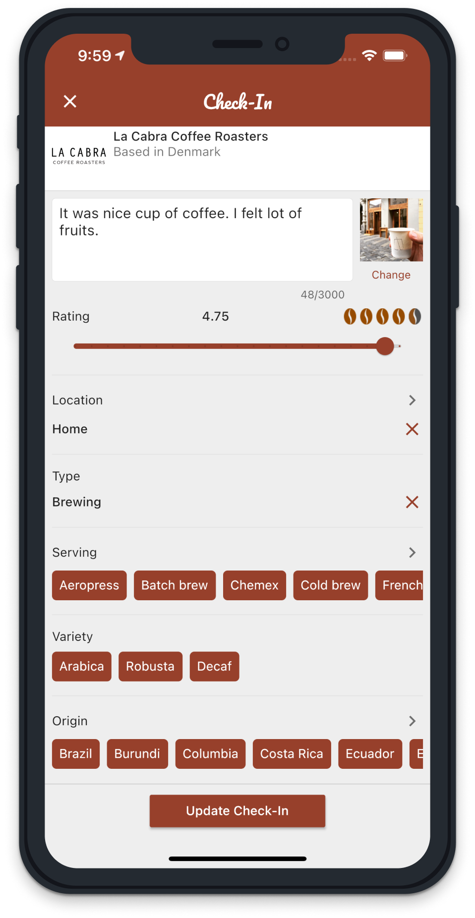 Tasting Coffee gallery image