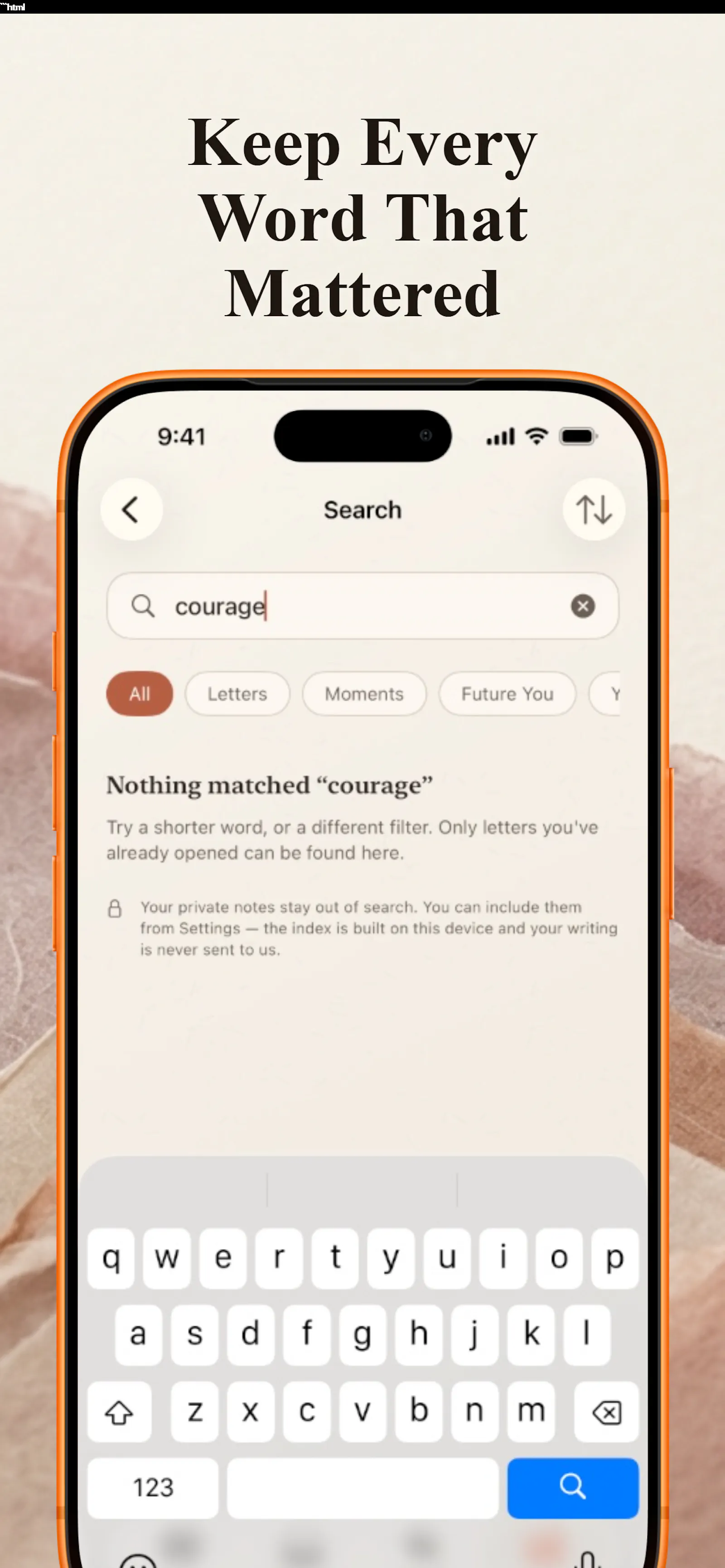Dear You: Daily Letters screenshot 1