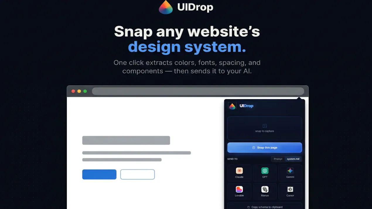 UIDrop product