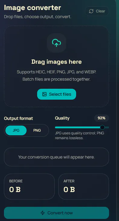 QuickHEIC gallery image