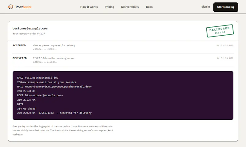 Posthaste screenshot 6