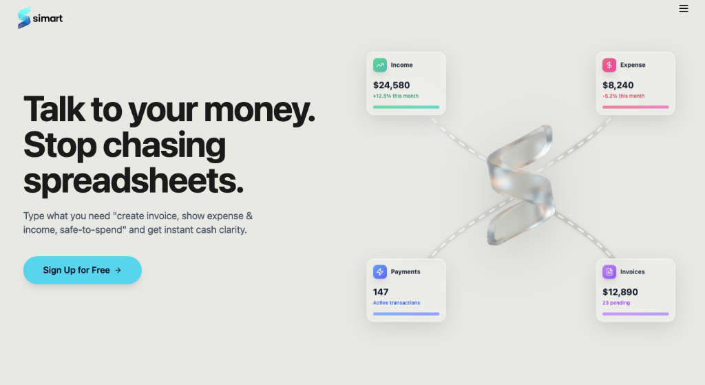 Simart - Main product screenshot demonstrating key features and user interface