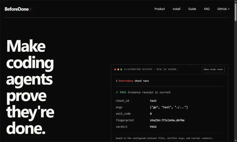 BeforeDone screenshot 1