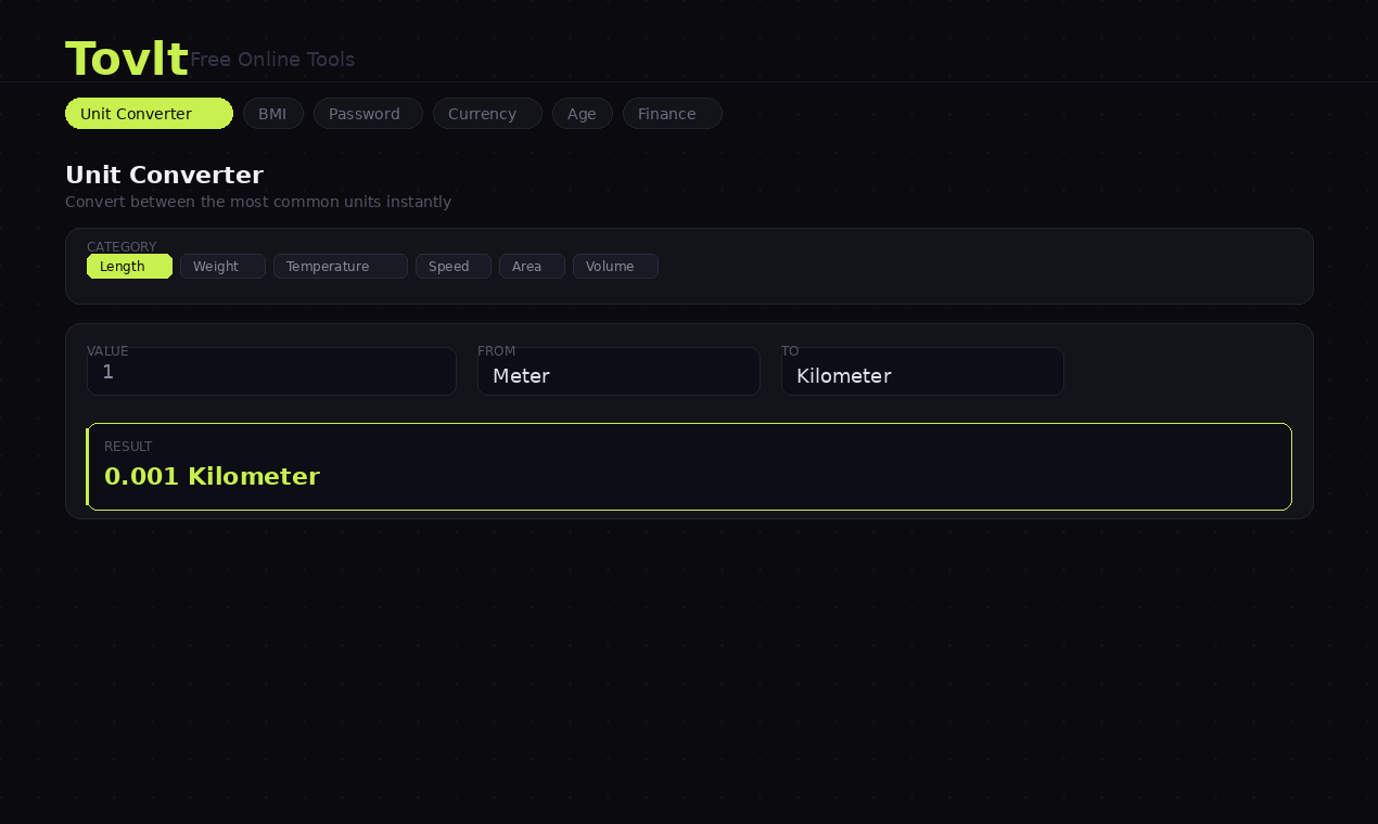 Tovlt — Free Online Tools gallery image
