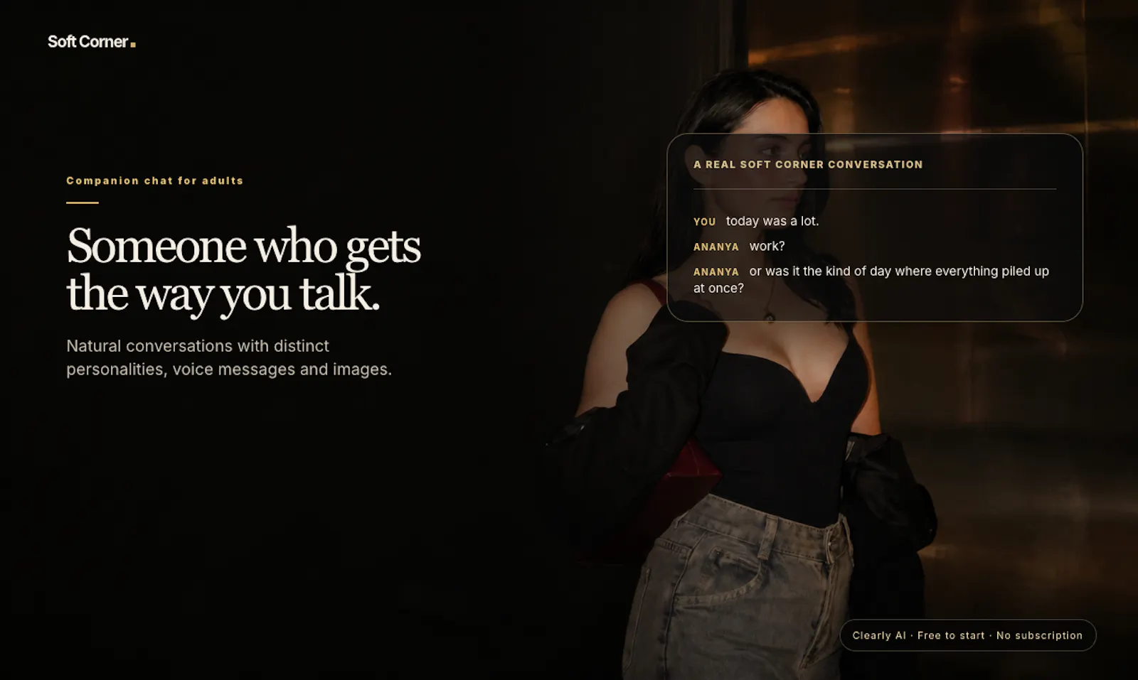 Soft Corner: AI Companion screenshot 1