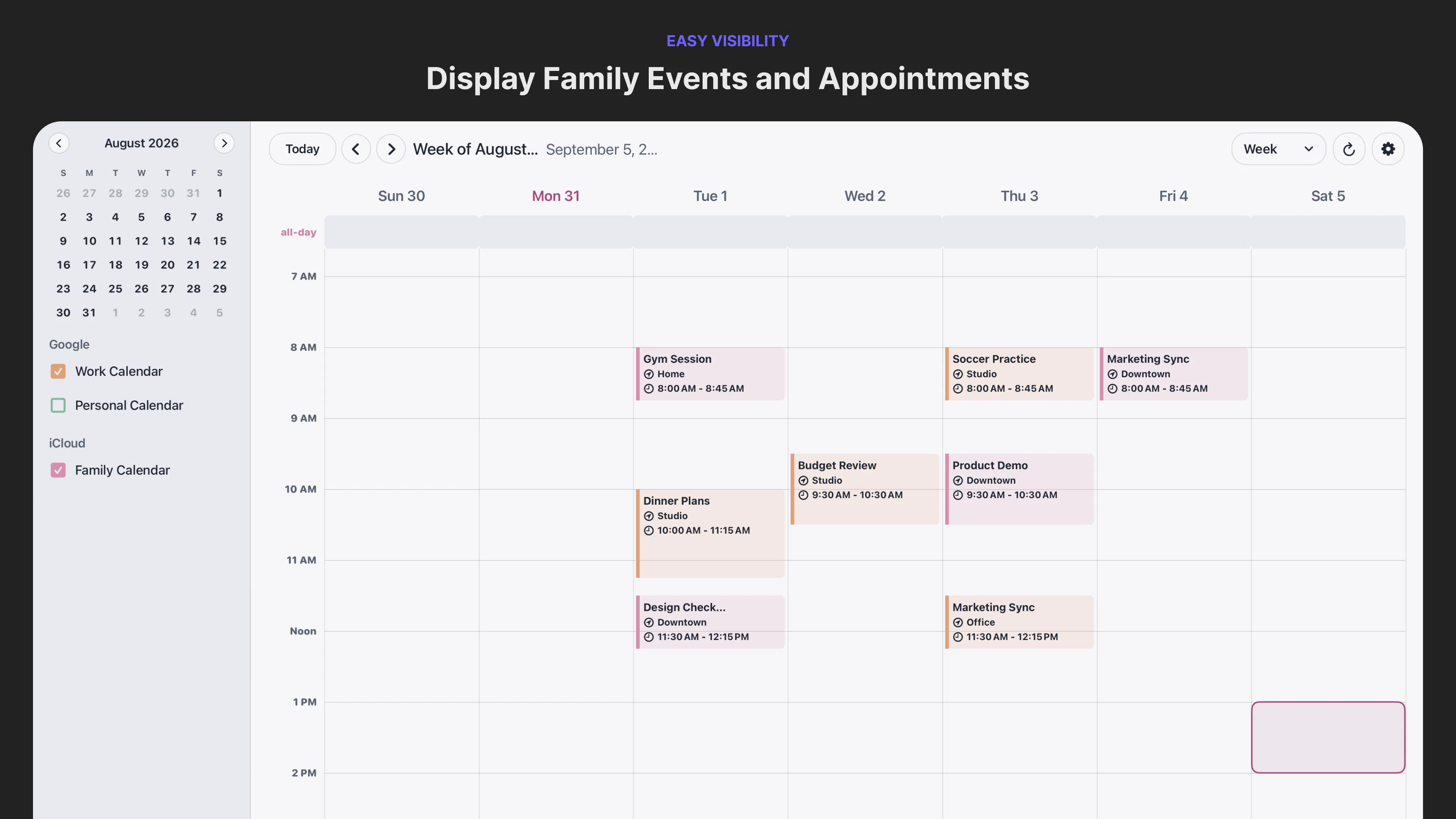 TV - Family Calendar gallery image