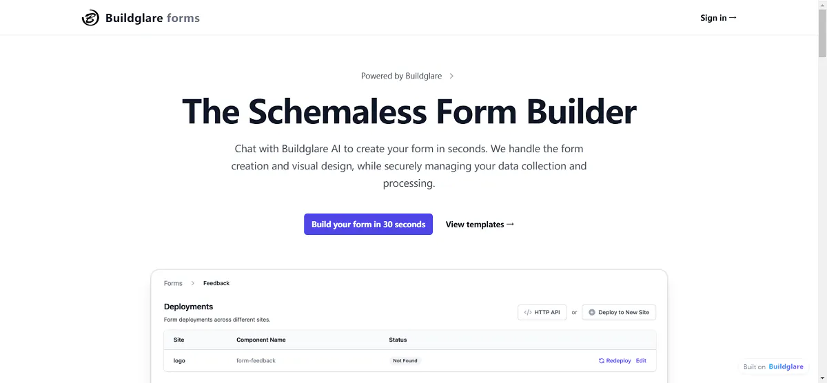 Buildglare Forms