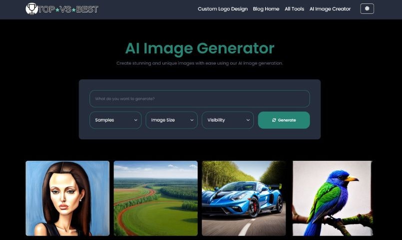 Média Créateur d'image AI gratuit topvsbest 1