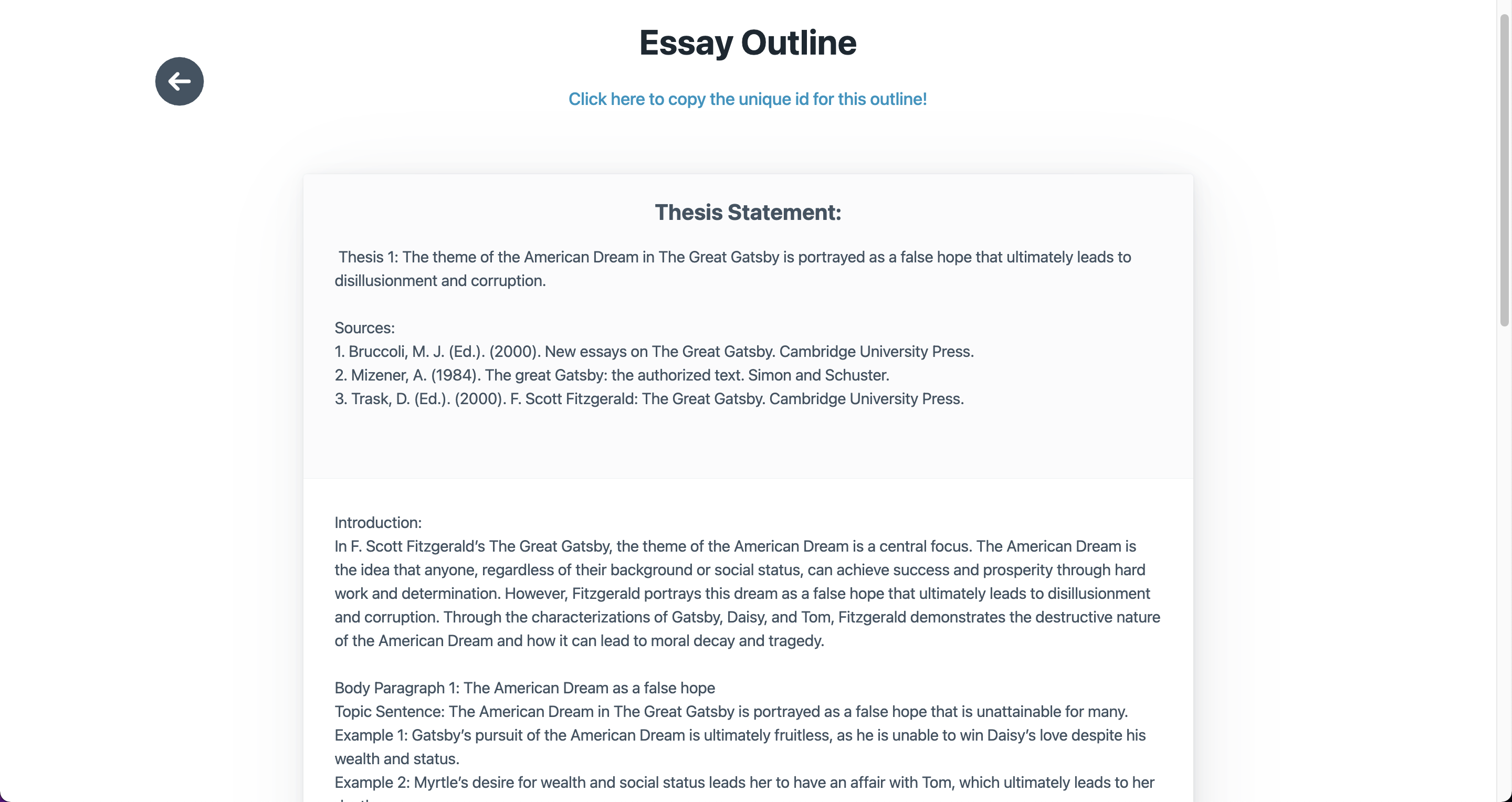 Easy Outlines - Essay thesis and outline generator media 4