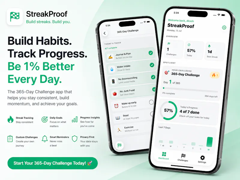 365-Days Challenge - Streakproof screenshot 3