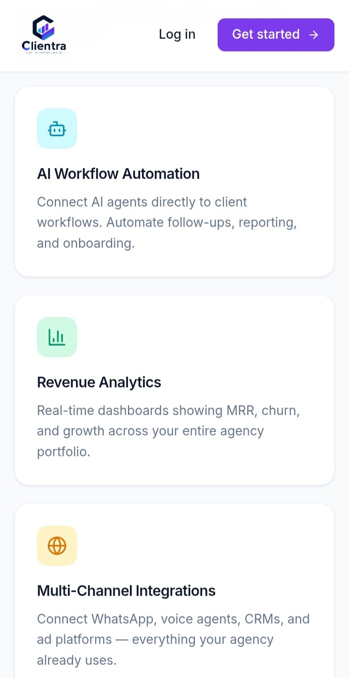 Clientra - client management software. gallery image