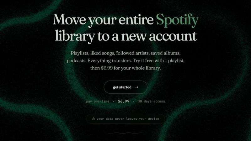Tuneferry screenshot 1