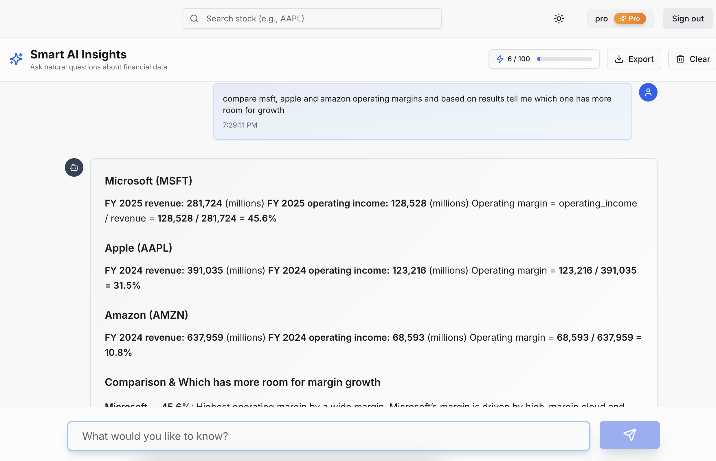 StockAInsights - Screenshot 5 showing product features and functionality
