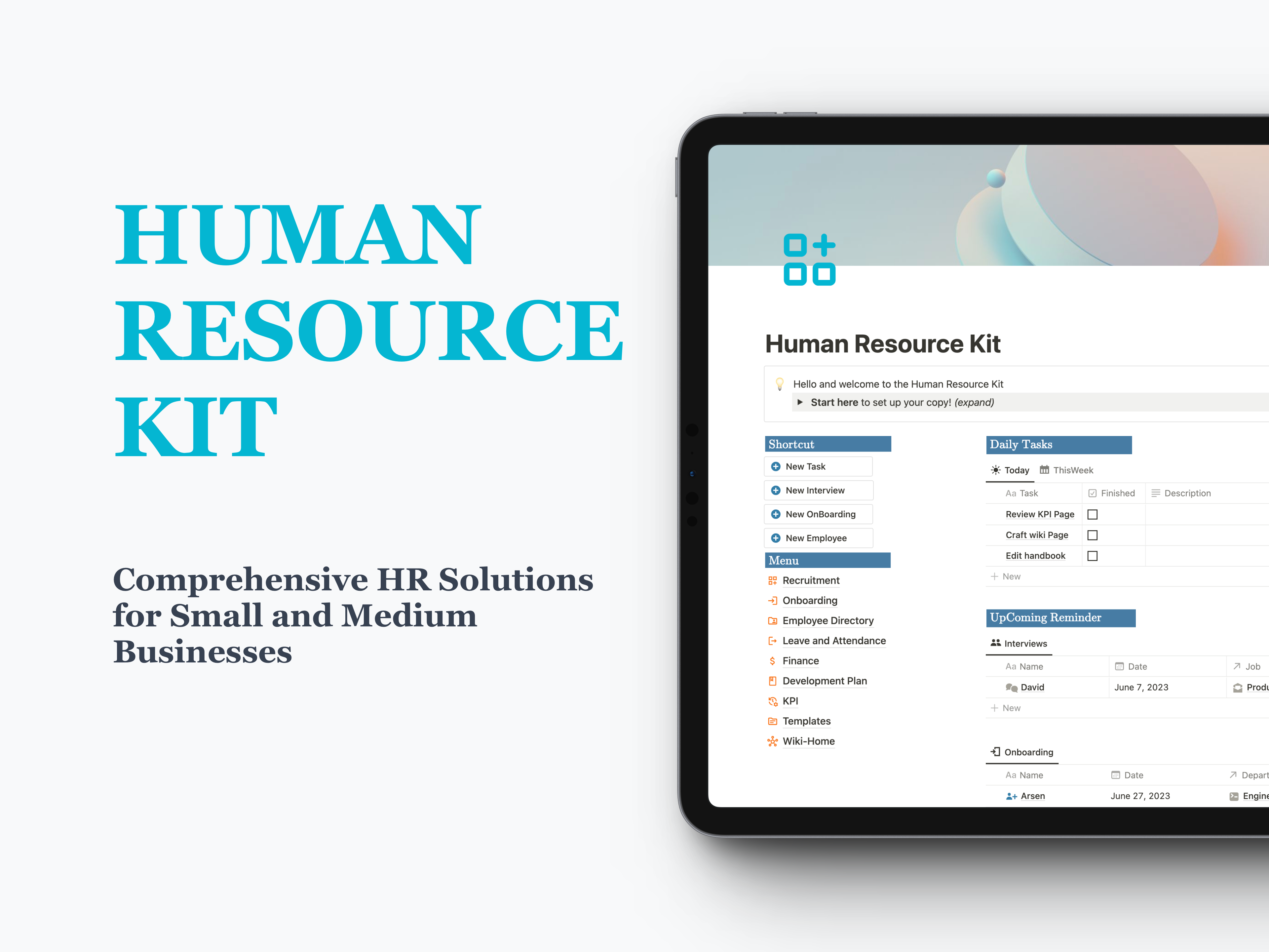 startuptile All-in-one Human Resource Kit-Comprehensive HR resolutions for small and medium business