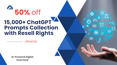 15,000+ ChatGPT Prompts - Resell Rights gallery image