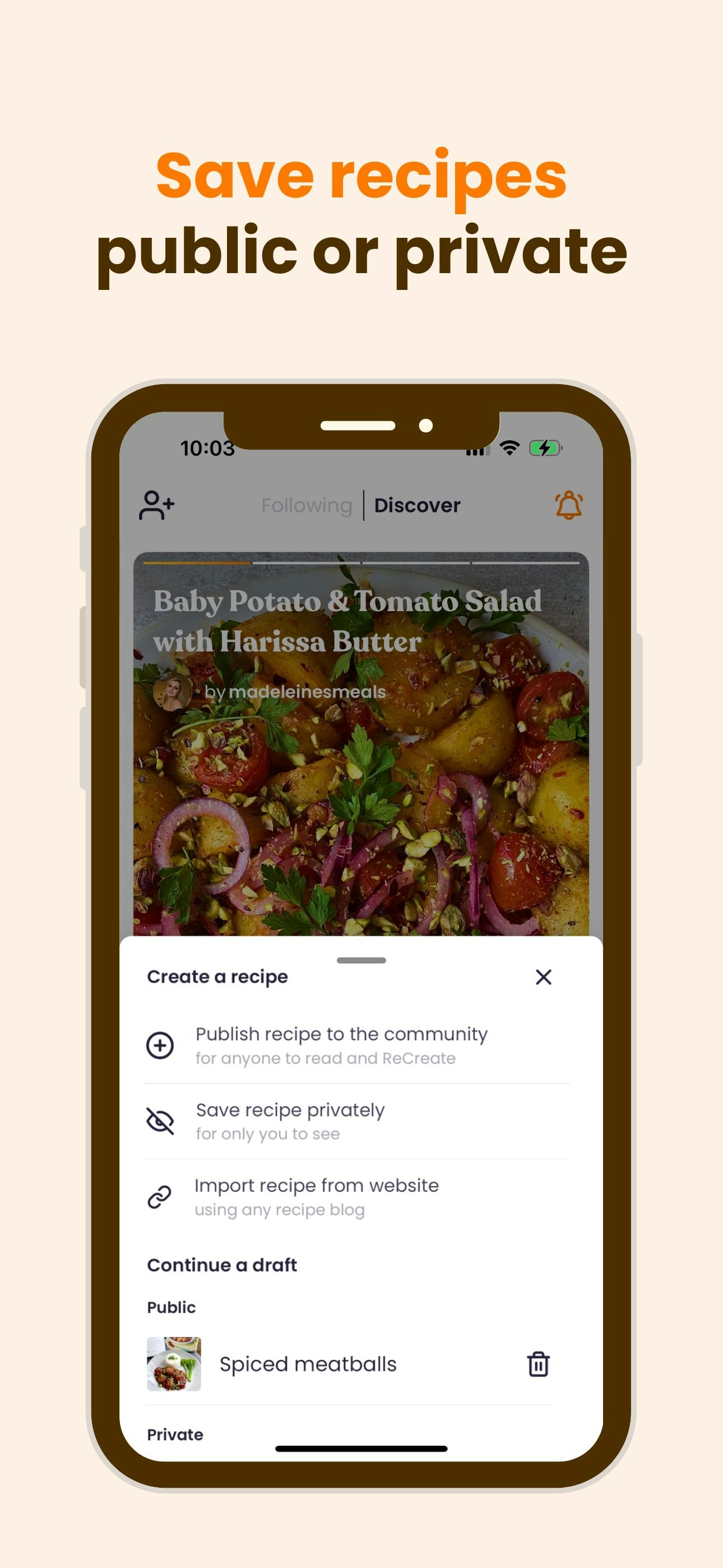 Afnemen - Ultieme kookapp om recepten op te slaan en te delen met vrienden media 8