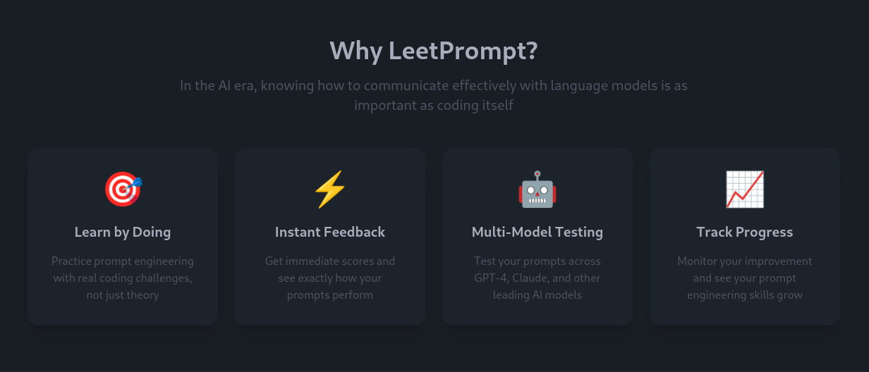Leetprompt - Den Code fordern Medien 3
