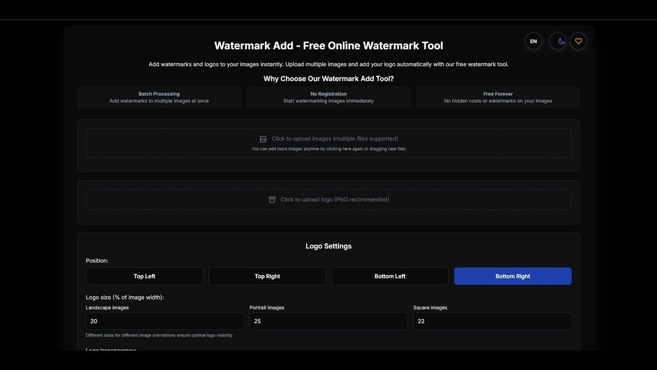 Watermark Add gallery image