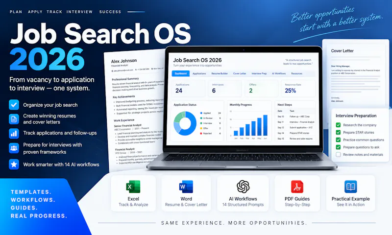 Job Search OS 2026 screenshot 1